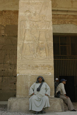 Ägypter in Abydos, Copyright Stefanie Möhrle