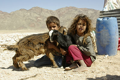 Beduinenkinder, Copyright Stefanie M&ouml;hrle