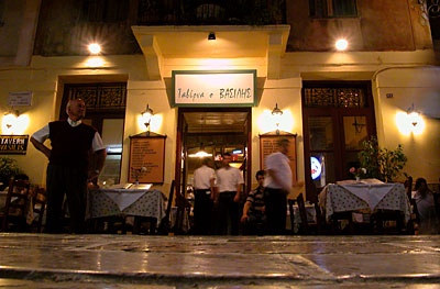 Eine Taverne in Nafplio, Copyright Stefanie M&ouml;hrle