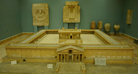 Ein Modell vom Baalheiligtum, Tadmur, Copyright Stefanie Möhrle 